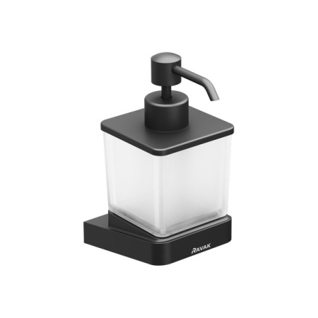 Ravak 10° black Дозатор для жидкого мыла (стекло) TD 231.20